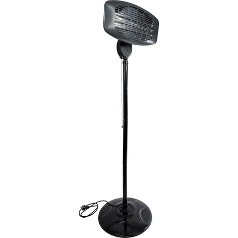 Güde Stufa a infrarossi GIH 2000 (potenza di riscaldamento 2000 W, 3 livelli di riscaldamento (650/1035/2000 W), 15 m³ max. capacità di riscaldamento ambiente, elementi riscaldanti al quarzo, grande (1/5)