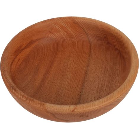 Bol en bois de 22 cm, écologique et durable - Idéal pour servir, pour les apéritifs, les noix, les fruits (1/5)