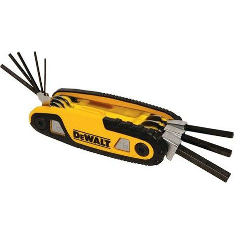 DEWALT Juego de 8 bolsas con llave hexagonal interior  DWHT0-7026 3