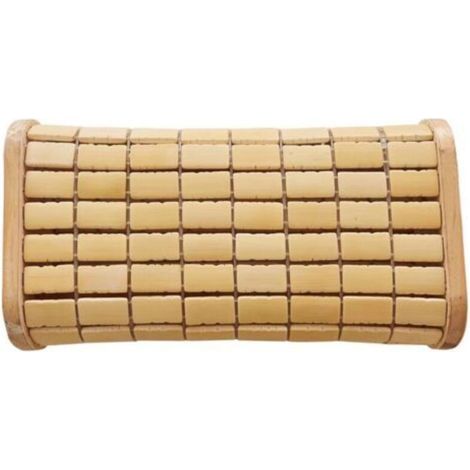 Coussin de sauna en bambou, appui-tête en bois – accessoire de sauna pour se détendre à la maison, à la salle de sport, au sauna, au spa et au hammam. (1/5)