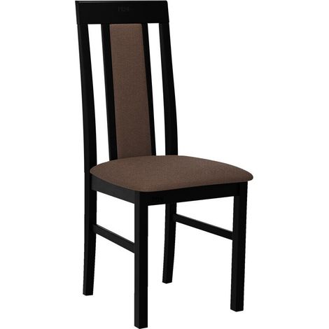 Silla Victorville 165, Soro 28, 96x43x40cm, Tapiz, De madera, Madera, Muebles ya montados (1/4)