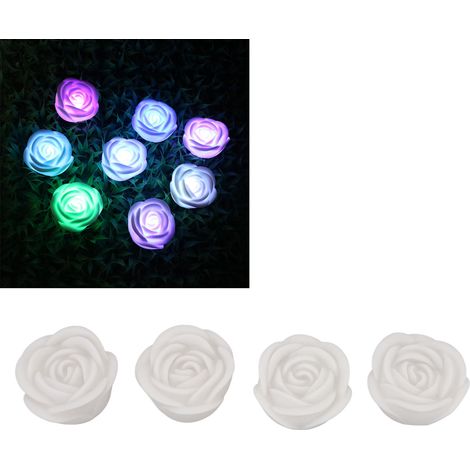 Lampe rose artificielle créative pour une ambiance de mariage - Lumière décorative LED colorée (1/5)