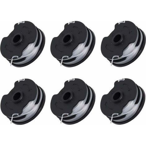 Lot de 6 Bobines de Rechange pour Débroussailleuse Sans Fil PRTA 20-Li C3 Compatible avec IAN351753 (1/4)