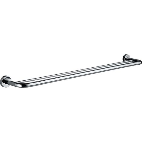 Porte-serviettes double RONDO 2 800mm chromé (1/3)