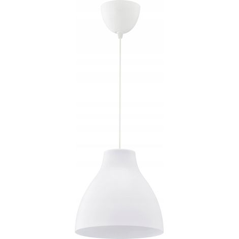 IKEA MELODI Hängeleuchte, 28 cm, für Wohnzimmer und Schlafzimmer, Weiß