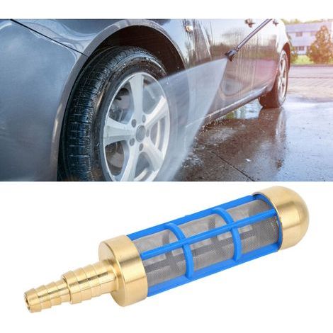 Garden FutureFiltre de Nettoyage Haute Pression 3/4 Pouces Connexion Rapide en Laiton pour Tuyau d'Arrosage 5/8 Pouces - KZQ (1/5)