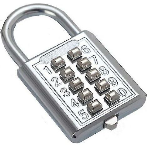 Cadenas antivol à combinaison à 10 chiffres (1/3)