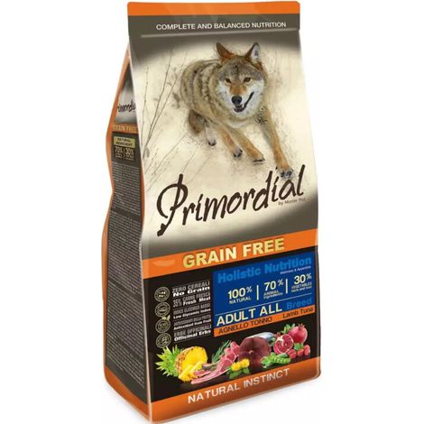 Primordial Dog Grain Free Adult Tonno e Agnello - Sacco 12 Kg -