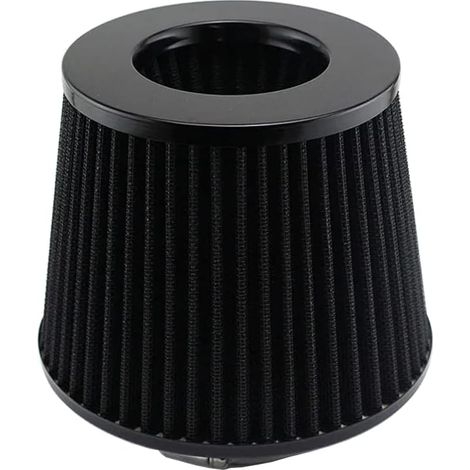 Filtro de aire de 76 mm para tubos de admisión con filtro de repuesto de 2,99" de diámetro (negro) (1/5)