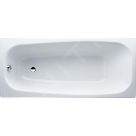 Laufen Moderna Plus - Baignoire encastrée en acier 1600x700x395 mm, blanc H2251400000401 (1/2)