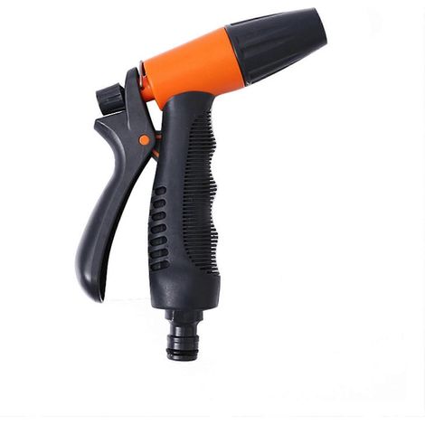 Taotanxi Garden Hose Nozzle - 4 Spray Patterns, 100% Metal High Pressure, Compatible with Standard Hoses, for Lawn, Car, Pets (1/5)