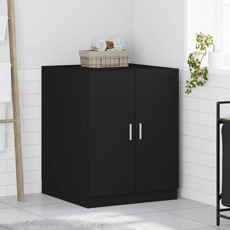 Waschmaschinenschrank Schwarz 71x71,5x91,5 cm