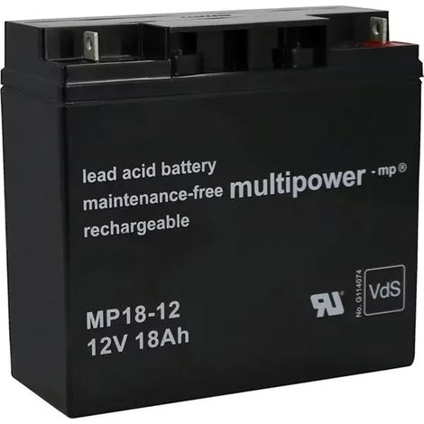 Güde Starterbatterie MP 18-12 12 V 18 Ah für Stromerzeuger