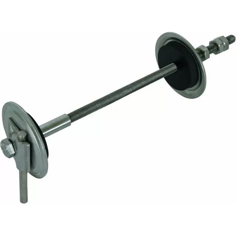 Dehn Erder-/Wanddurchführung 500-700mm m. Gewinde M10 L 708mm NIRO (V4A) 478450 (1/2)