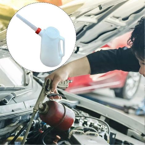 Bidon doseur d'huile de 1,2 L/2 L/3 L/5 L pour réservoir d'essence automobile (1/5)