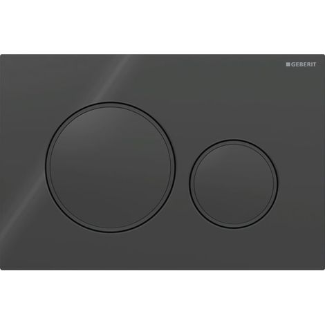 Geberit Sigma20 Betätigungsplatte für 2-Mengen-Spülung, mattschwarz (115.882.DW.1)