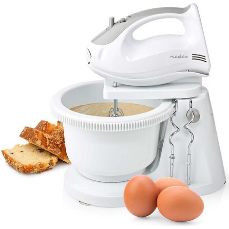 Nedis KAHM110CWT frullatore a immersione grigio e bianco 200W (1/5)
