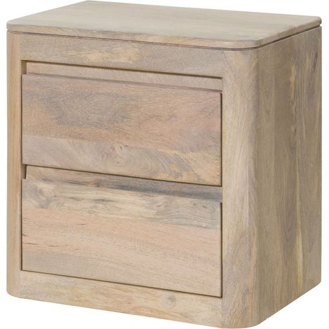 Nachttisch Mango 50x35x50 weiß lackiert TORONTO 363