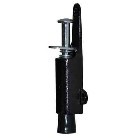 TOPE DE PUERTA CON PEDAL 12 cm - Negro