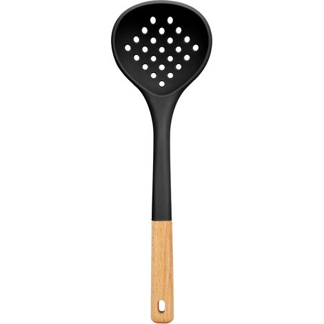 Écumoire de cuisine, grande cuillère à trous résistante à la chaleur et sans BPA, écumoire antiadhésive pour égoutter et frire (1/5)