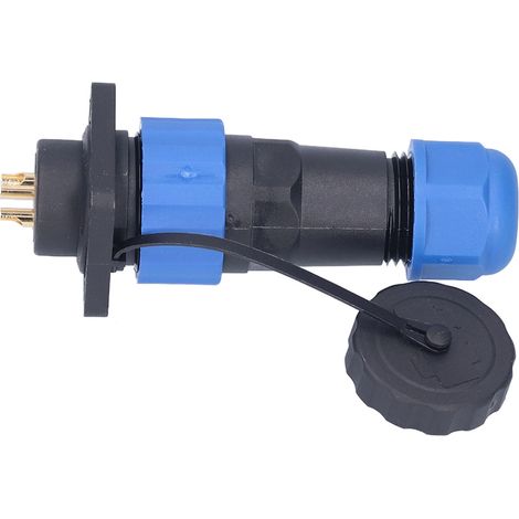 Connecteur électrique étanche SP203 3 broches, prise carrée aviation 380V AC, adaptateur terminal à souder, boîtier industriel IP67 (1/5)