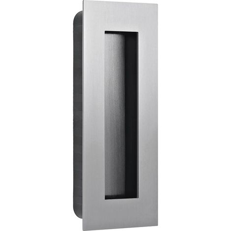 IN16412 Cazoleta In.16.412  - MED - Cazoleta rectangular para encastrar en puerta corredera tornillos ocultos