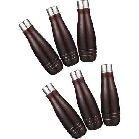 Manches en Bois Poignée Facile à Transporter pour Lime Antirouille Lot de 6 Accessoires pour Outils de Menuiserie et Travail du Bois (1/5)