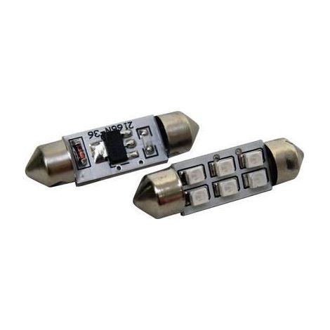 Eufab 13298 Bombilla LED Azul 12 V 1 W