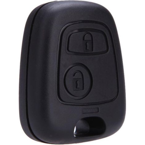 Étui de clé, coque de télécommande pour Peugeot 106, 107, 206, 207, 407, 806 (2 boutons), comme illustré (1/5)
