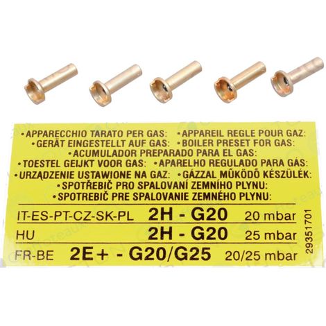 Injecteur de veilleuse gaz naturel