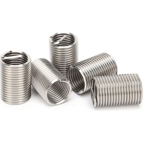 Lot de 5 inserts filetés mâles et femelles réducteurs pour écrous, outil de réparation, fixation en acier inoxydable M24x3x2,5D (1/5)