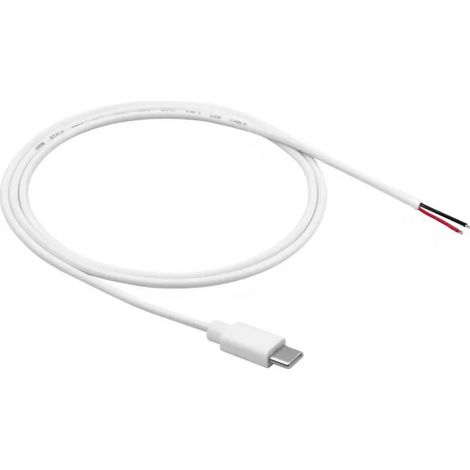 Akyga AK-SC-40 Niedervolt-Adapterkabel USB-C® Stecker - offene Kabelenden     1 m 1 St.
