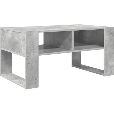Maison Exclusive - Tavolino da salotto Grigio cemento 92 x 53 x 45 cm