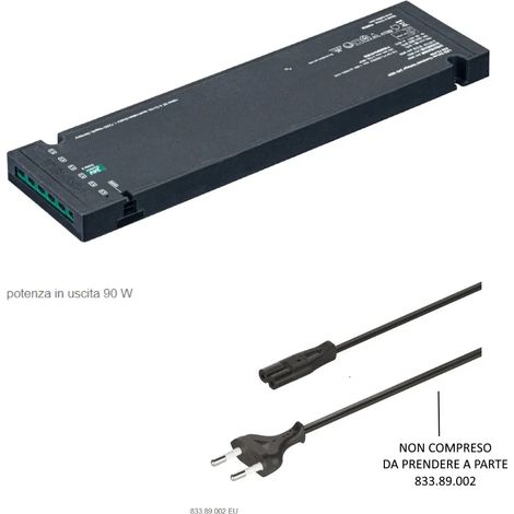 DRIVER PER LED 24Volt 90Watt HAFELE LOOX5 CON INGRESSO PER INTERRUTTORE/SENSORE 833.75.937 (1/2)