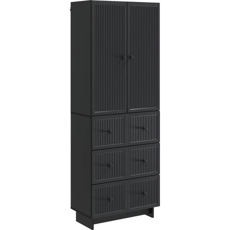 Juego de armarios 2 pcs 66 x 34,5 x 90 cm Madera de ingeniería vidaXL (1/5)