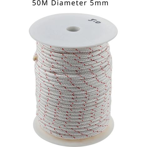 50M chainsaw lawn mower with 5mm diameter nylon starter rope and recoil starter rope