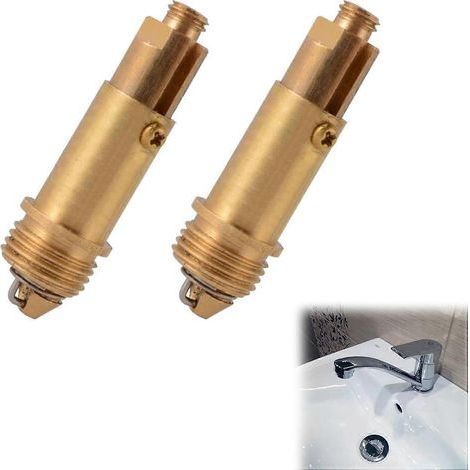 Lot de bondes de lavabo à clapet, bonde de rechange pour bonde de lavabo à clapet, bouchon de vidange pour lavabo à clapet, boulons de verrouillage pour bonde de lavabo à clapet, compatible avec la pl (1/5)