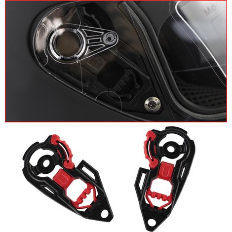Jeu de plaques d'engrenage de visière de casque, 1 paire de remplacement de Base de moto pour pièces AGV K1 K3sv K5 (1/5)