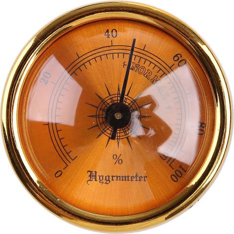 Mini hygromètre analogique, hygromètre mécanique rond, indicateur d'humidité (1/5)