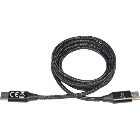 ProCar Câble de charge USB USB-C® mâle 1.00 m noir 52009000 (1/2)