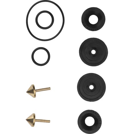 Heizungsventil-Reparatursatz 64118391348, passend für BMW 5er E39, E34, E60, E61 LCI, Ersatzteilset, Originalteil, 5-teilig, schwarz, Kunststoff (1/5)