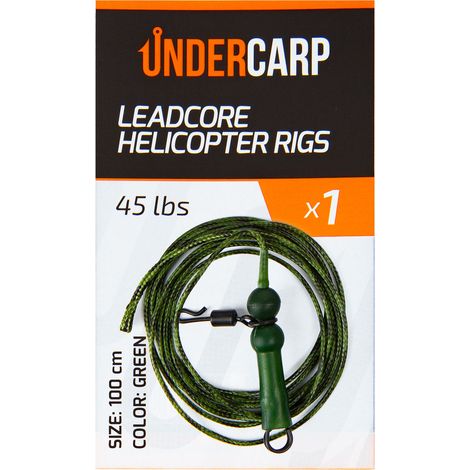 Leadcore Helicopter Rigs 45 lbs / 100 cm verde (1/2)