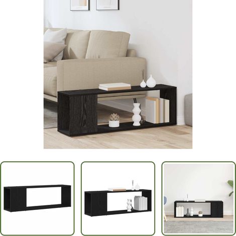 Meuble TV noir - Ensemble meuble TV Noir 100 x 24 x 63 cm Bois d'ingénierie (1/5)