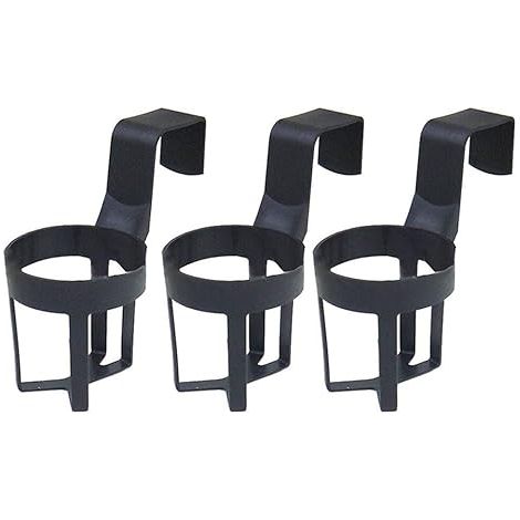 Porte-gobelets et porte-bouteilles pour voiture ou camion (lot de 3), fixation intérieure sur porte ou fenêtre. (1/5)