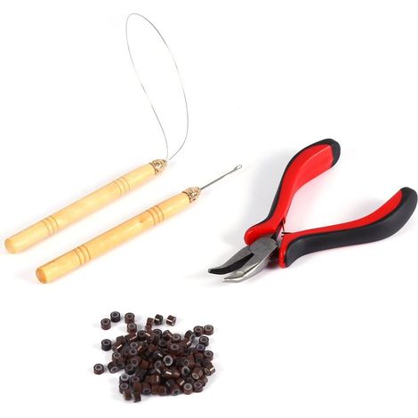 Bucles MINKUROW, Cuentas Duraderas Y Fáciles De Usar, Marrón Seguro Para Cabello De Plumas (1/5)
