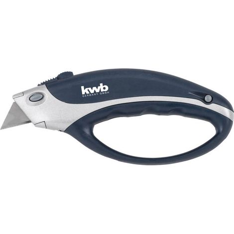 Cuchillo para alfombras kwb 013400 mango cerrado cambio hoja