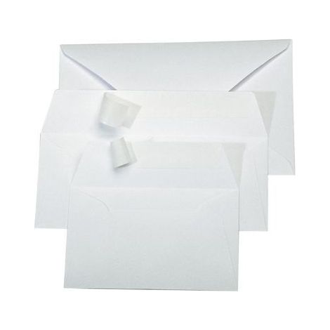 Enveloppe - Clairefontaine - DL - 120 g - Blanc - Paquet de 20 - 11 x 22 cm