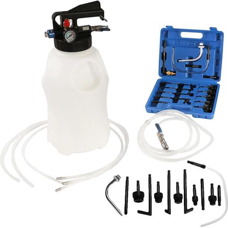 Dispositif de changement d'huile à air comprimé, multifonctionnel, vanne de sécurité, 10L (1/2)