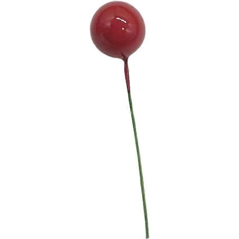 Baies de houx artificielles, fausses baies de Noël pour la confection de couronnes de Noël. (1/4)