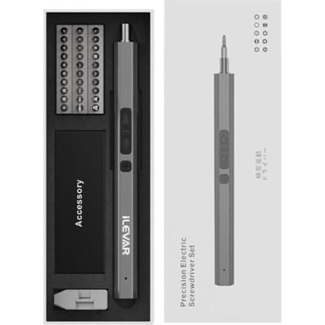 Elektro-Schraubendreher-Set  Wiederaufladbarer Schraubendreher mit einstellbaren Drehmomenteinstellungen  Multifunktionales magnetisches Werkzeug zur Reparatur von Uhren, Tastaturen, Laptops und Kamer